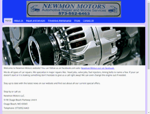 Tablet Screenshot of newmonmotors.com